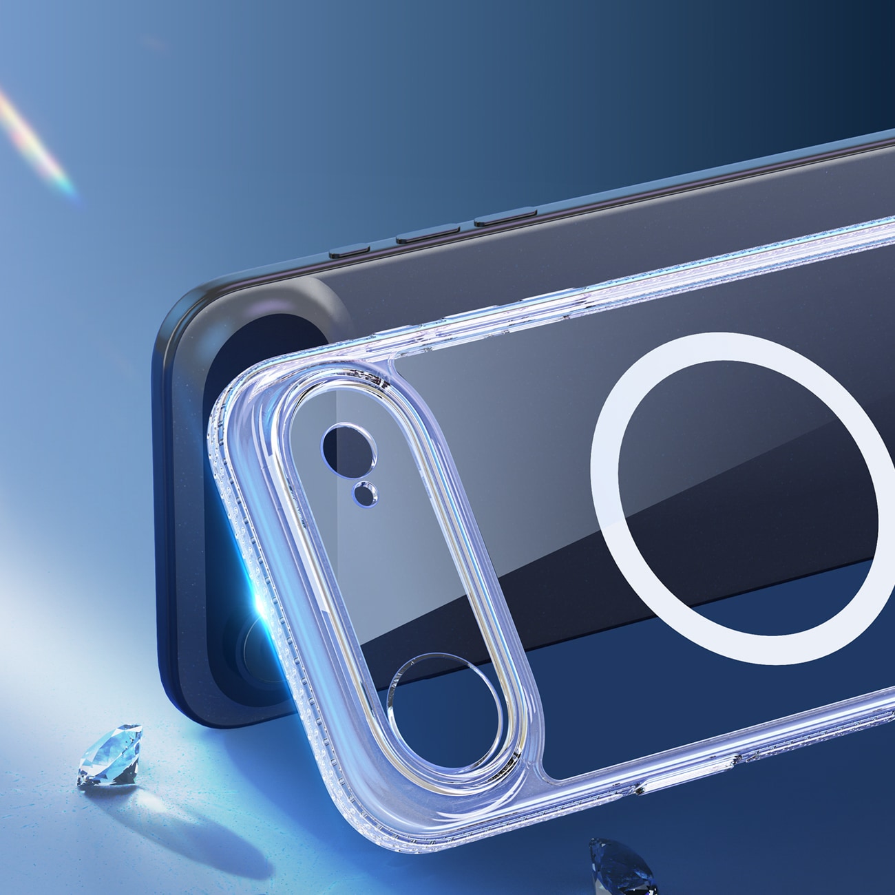 Dux Ducis Clin Mag Case til iPhone 17 Air Kompatibel med MagSafe - Gennemsigtig