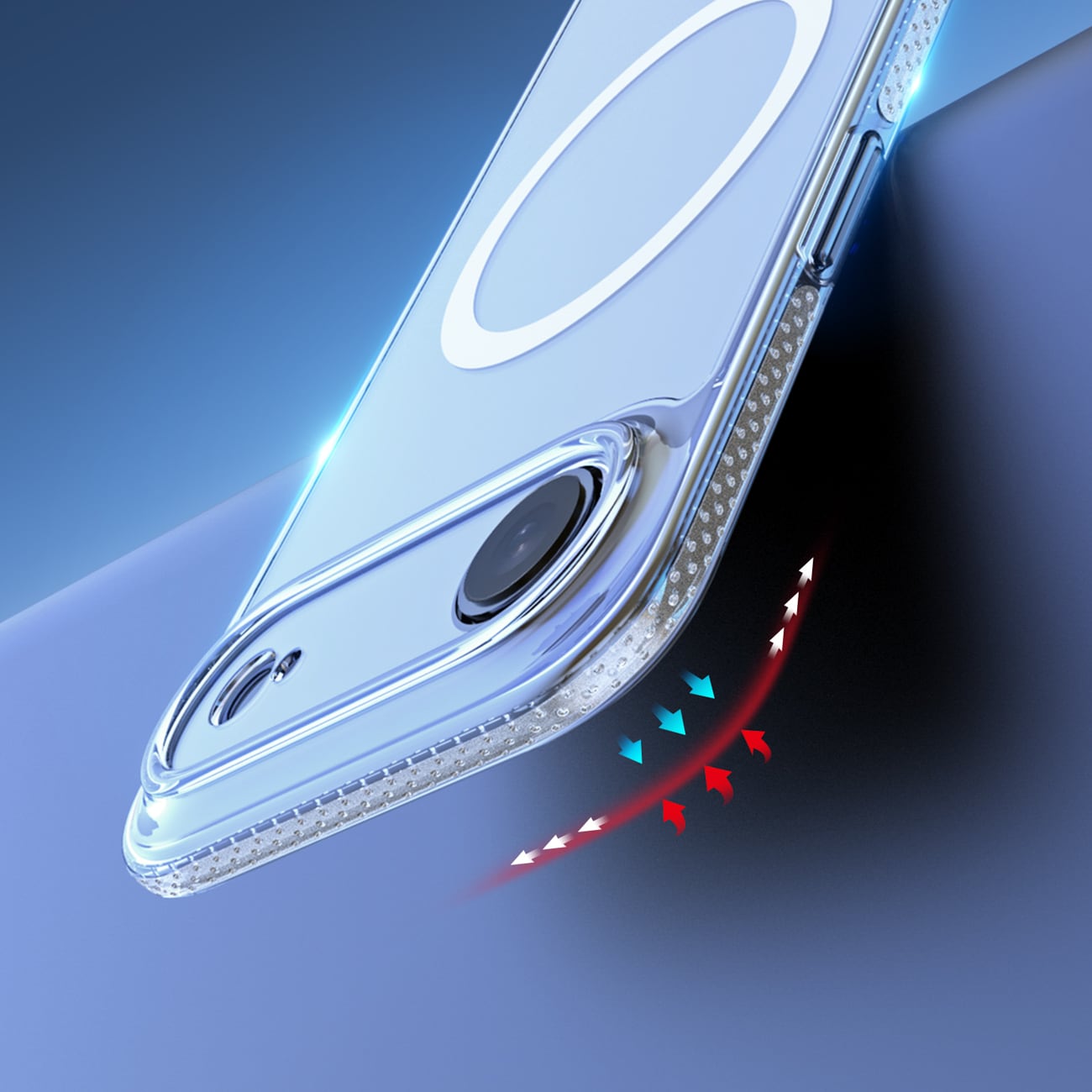 Dux Ducis Clin Mag Case til iPhone 17 Air Kompatibel med MagSafe - Gennemsigtig