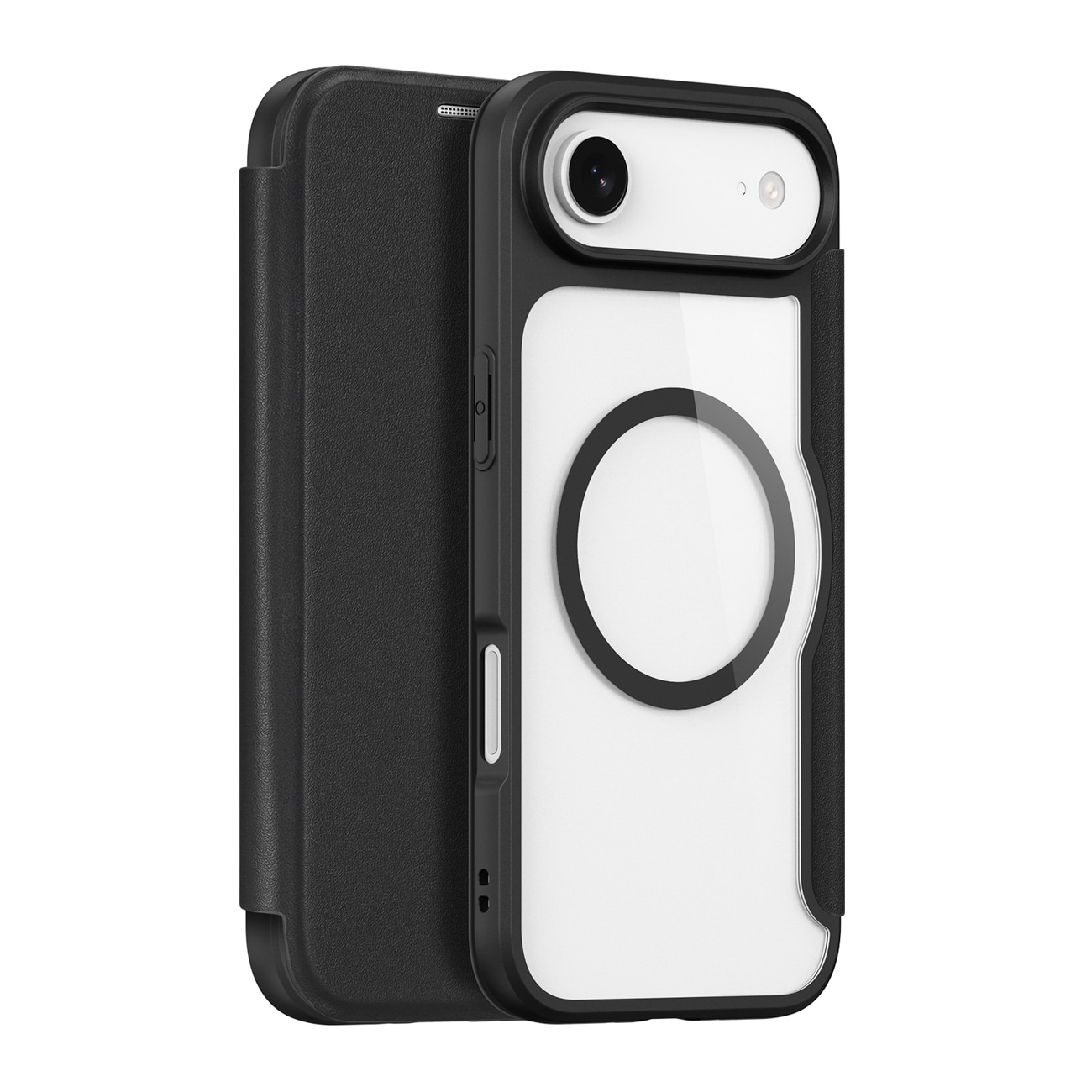 Dux Ducis Skin X Pro iPhone 17 Air-etui med pung, MagSafe-kompatibel - sort