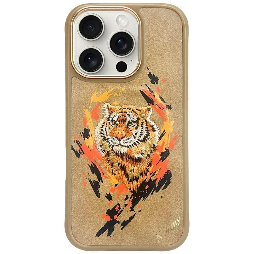 Nimmy Tiger MagSafe-etui til iPhone 16 Pro Max - brun