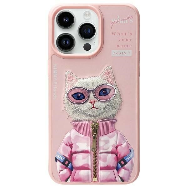 Nimmy Cool&Cute 2.0-etui til iPhone 15 Pro Max - Pink