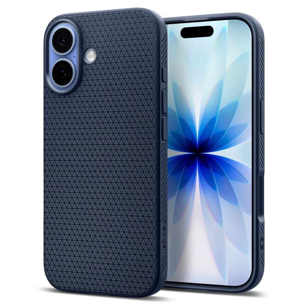 Spigen Liquid Air-etui til iPhone 17 - Blå