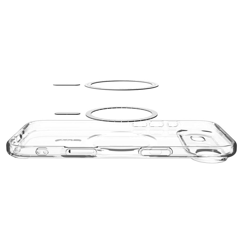 Spigen Ultra Hybrid MagSafe-etui til iPhone 17 Air - Klar grå