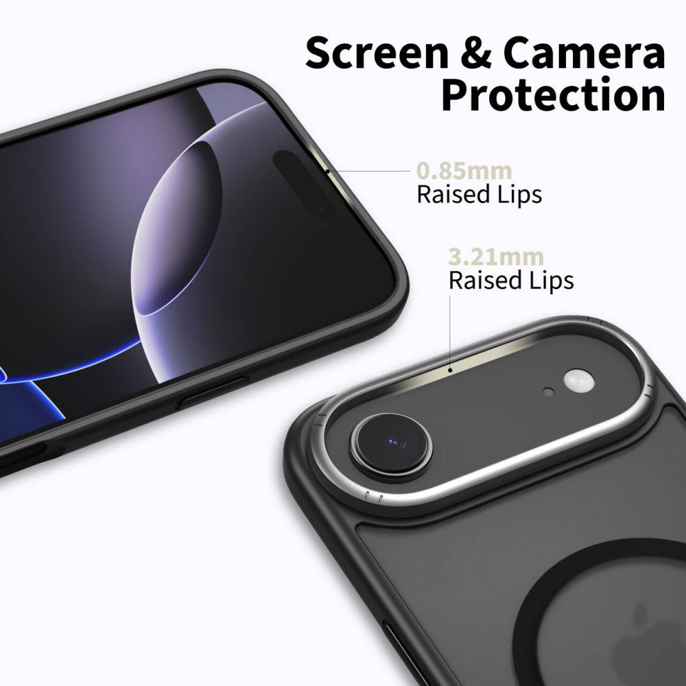 Tech-Protect MagEdge MagSafe-etui til iPhone 17 Air - mat sort