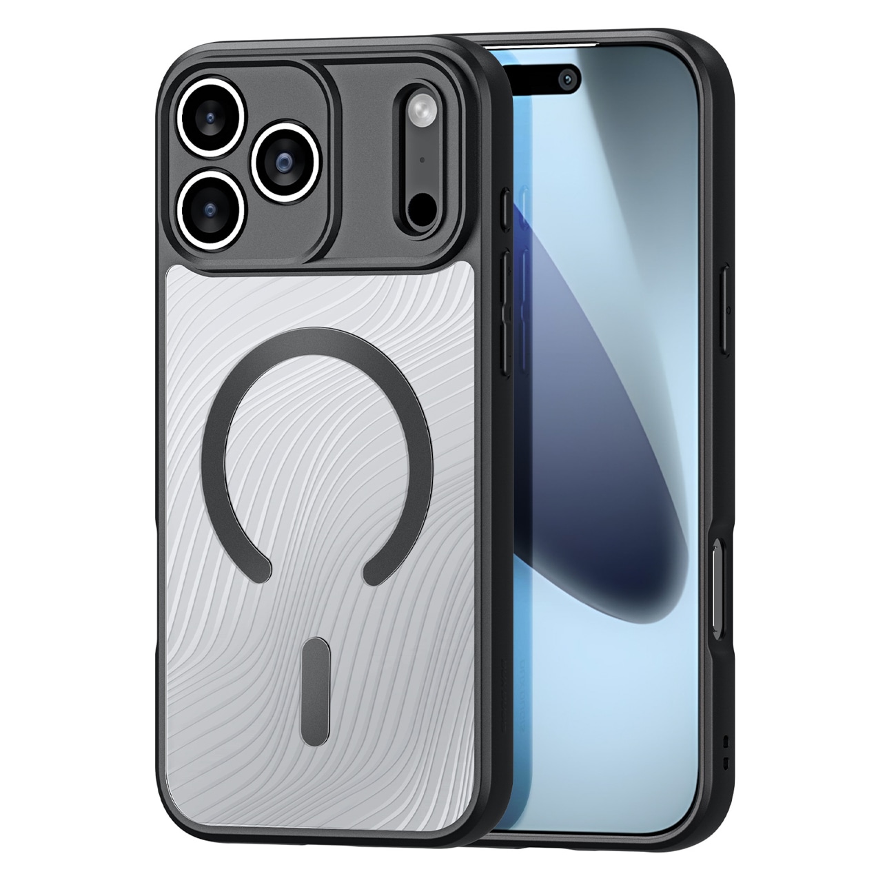 Dux Ducis AIMO Mag Case til iPhone 17 Pro Max Kompatibel med MagSafe - Sort