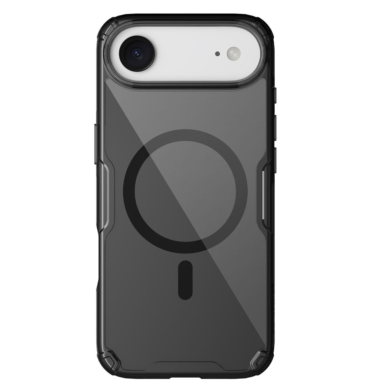 Nillkin Nature TPU Pro Magnetic Case Kompatibel med MagSafe til iPhone 17 Air - Gennemsigtig sort