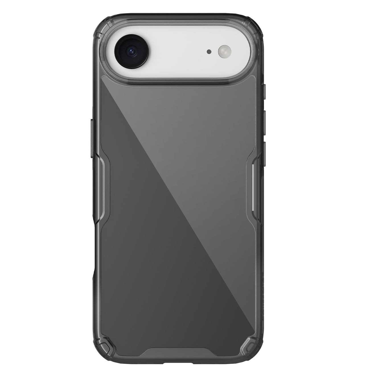 Nillkin Nature TPU Pro-etui til iPhone 17 Air - Gennemsigtig sort
