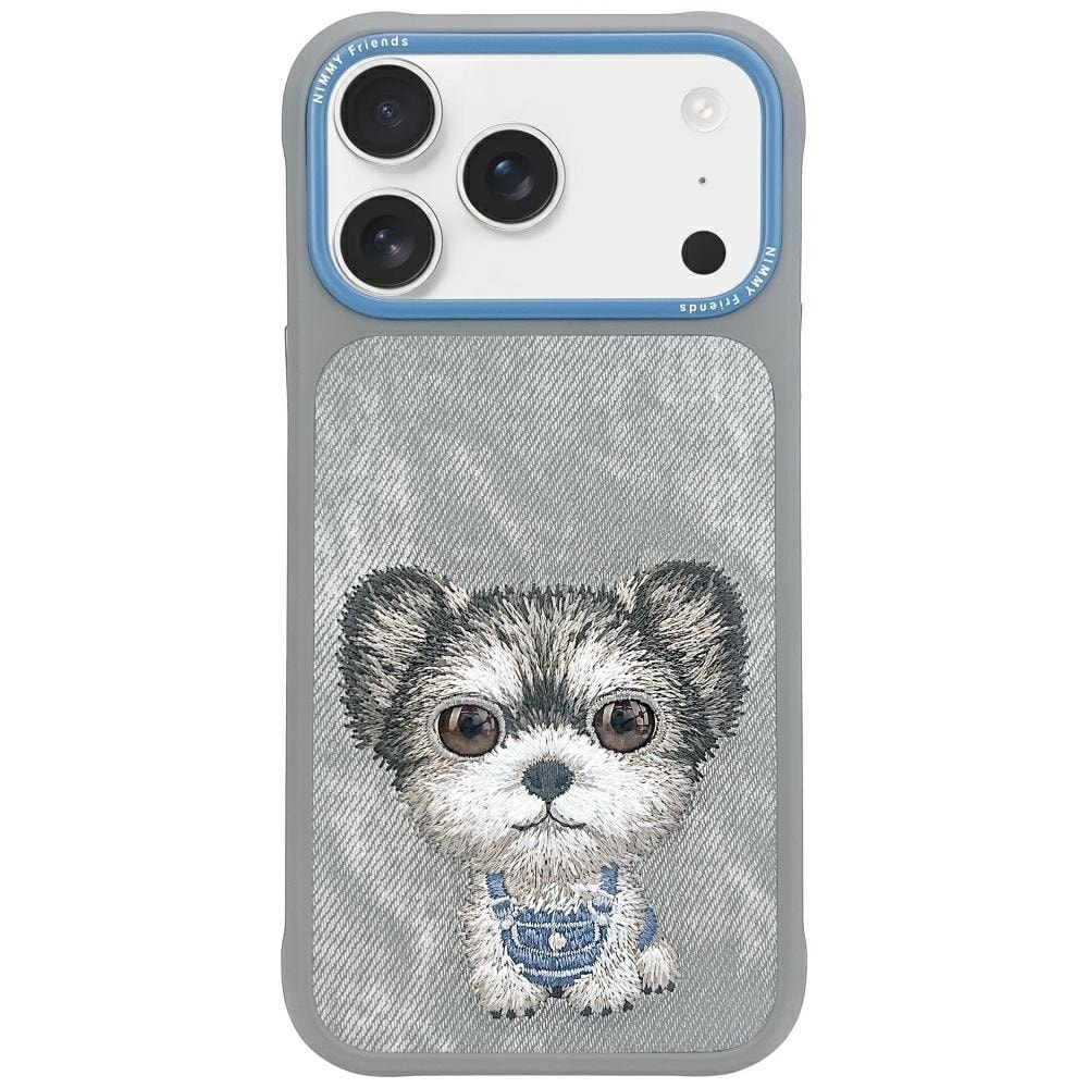 Nimmy Big Eyed Pet 2.0 Hundetaske til iPhone 17 Pro Max - Grå