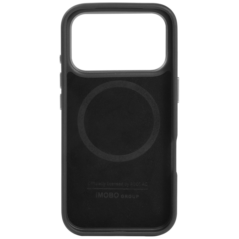 Audi A6 MagSafe-etui i syntetisk læder til iPhone 17 Pro - Sort