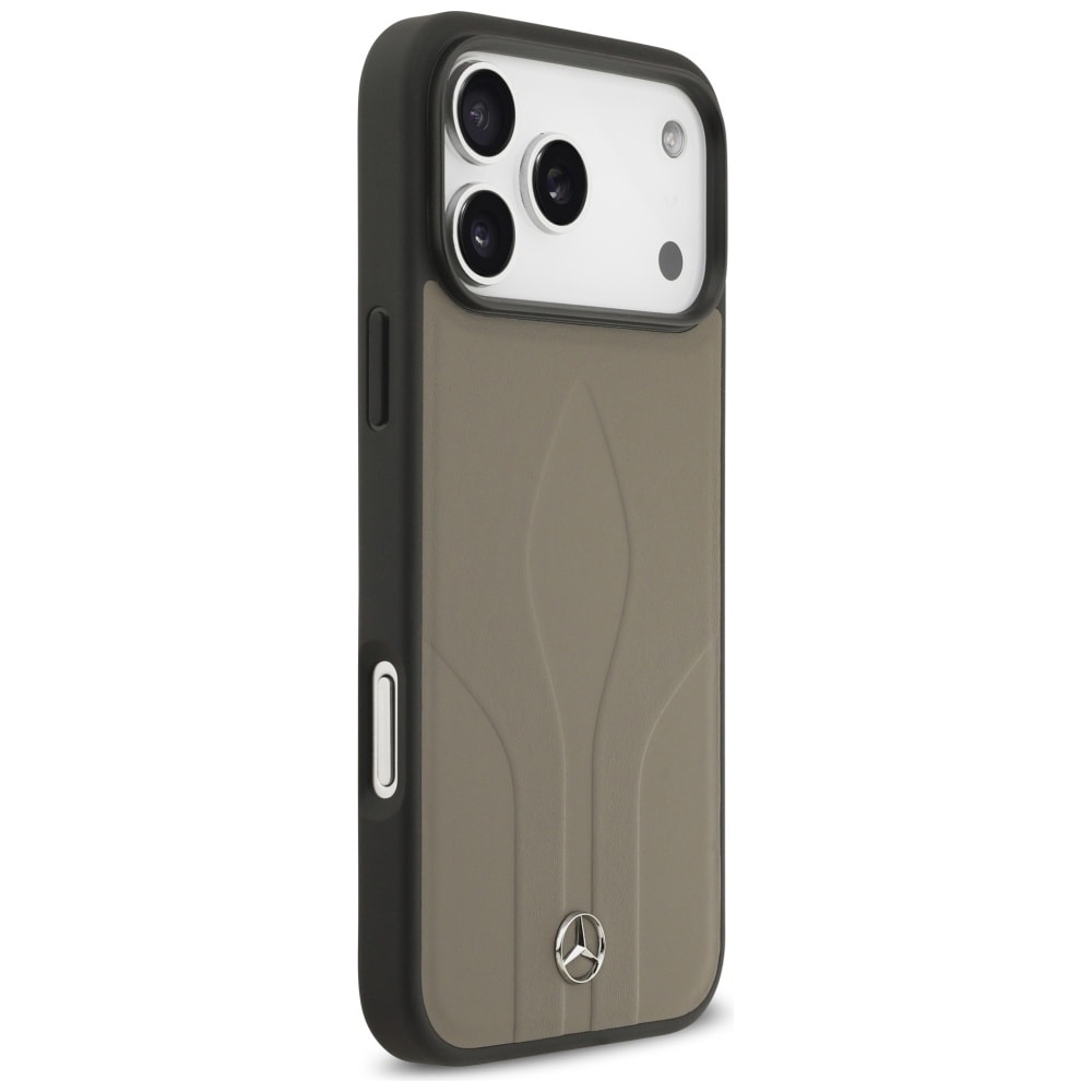 Mercedes The Move MagSafe-etui i læder til iPhone 17 Pro Max - Beige