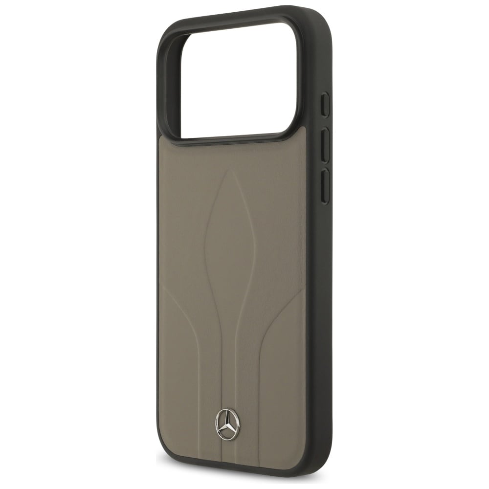 Mercedes The Move MagSafe-etui i læder til iPhone 17 Pro Max - Beige