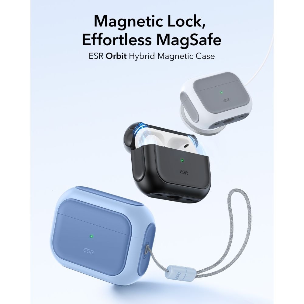 ESR Orbit Halolock MagSafe-etui til AirPods Pro - blå