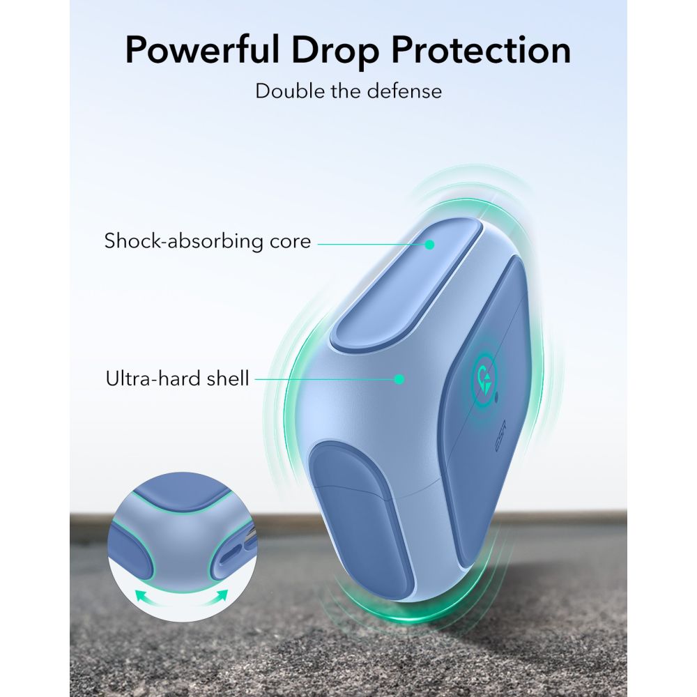ESR Orbit Halolock MagSafe-etui til AirPods Pro - blå