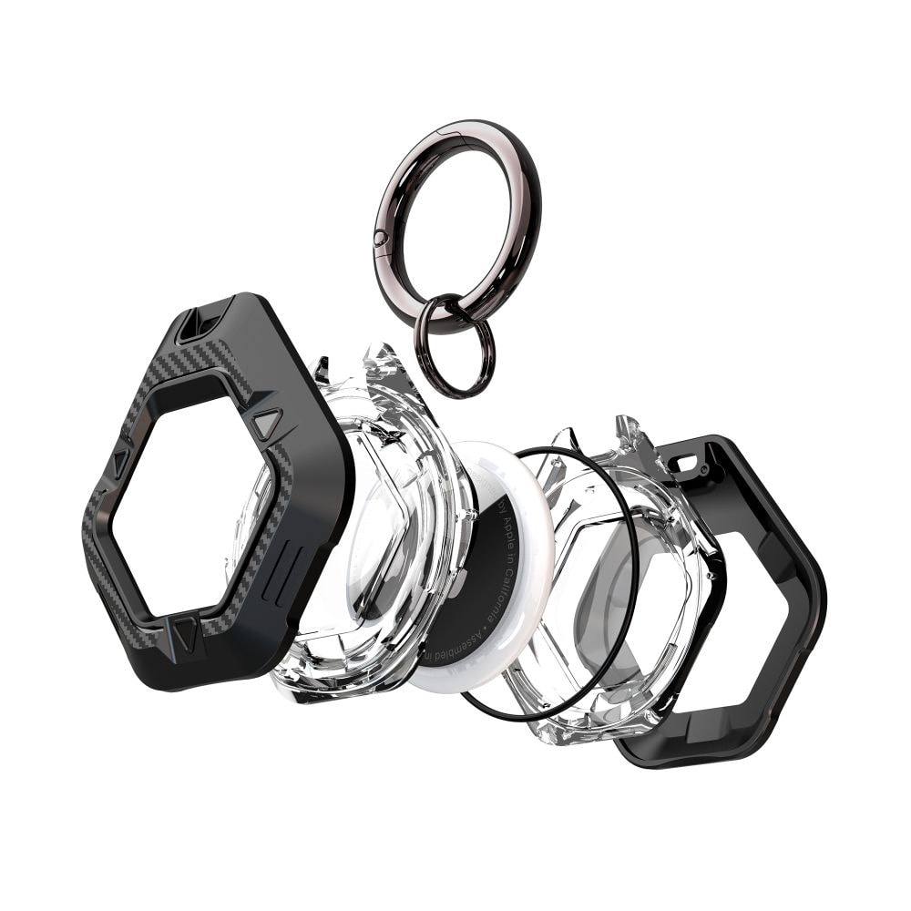 Tech-Protect Defense Case til Apple AirTag 1/2 - Sort