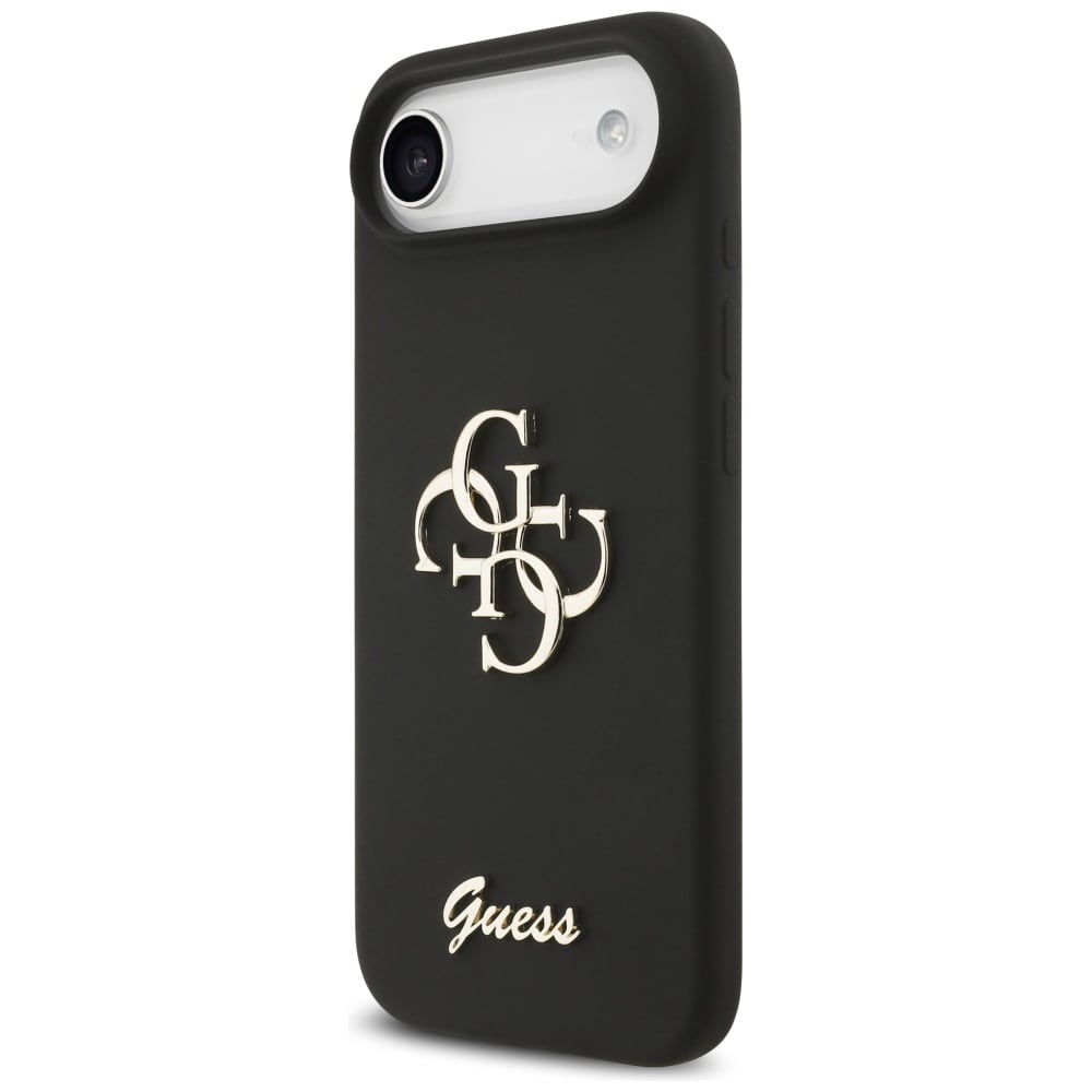 Guess Silikone Big 4G Script-etui til iPhone Air - sort