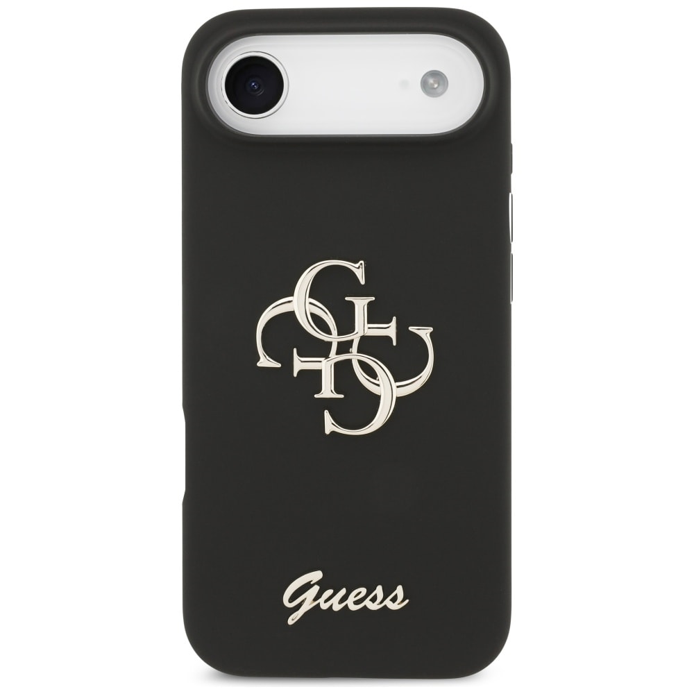 Guess Silikone Big 4G Script-etui til iPhone Air - sort