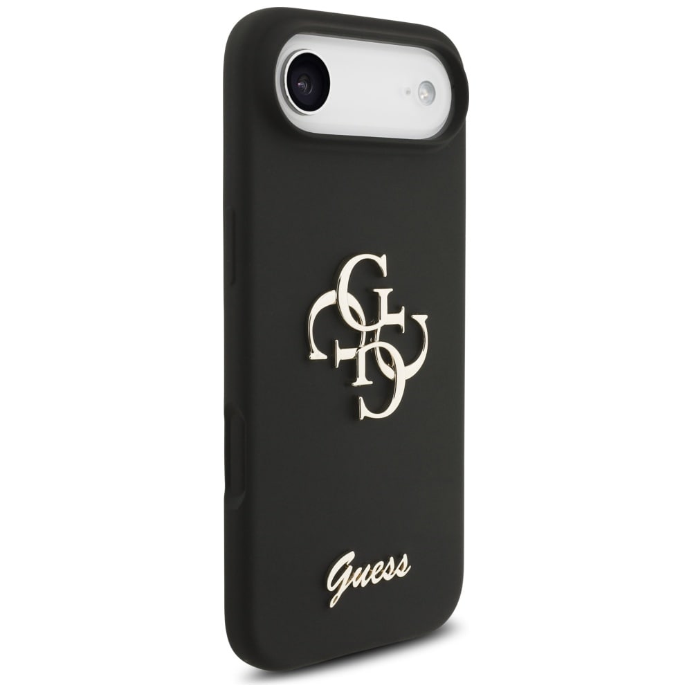 Guess Silikone Big 4G Script-etui til iPhone Air - sort