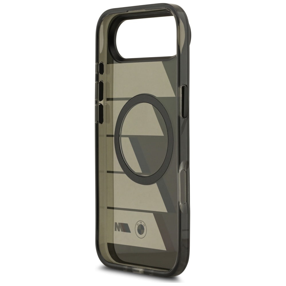 BMW M IML Metal Buttons Tricolor Lines MagSafe-etui til iPhone Air - grå