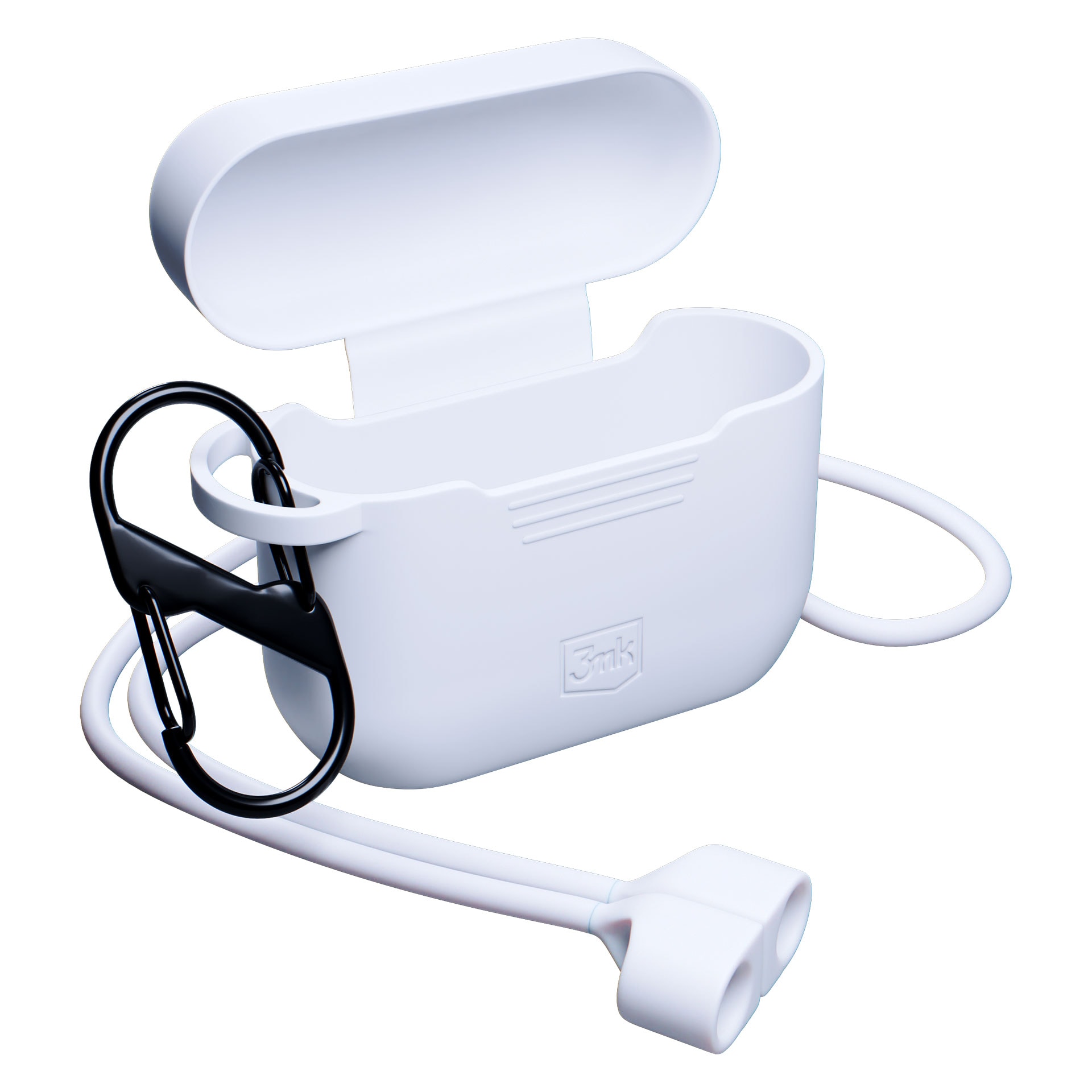 3mk AirPods-etui i silikone til AirPods Pro 3 - Hvid