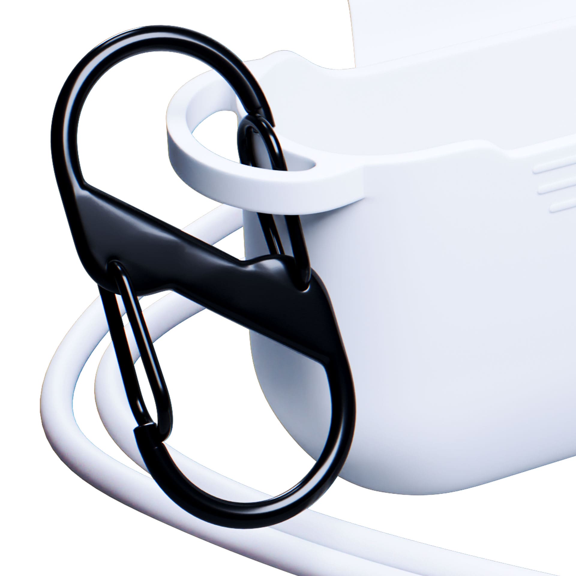 3mk AirPods-etui i silikone til AirPods Pro 3 - Hvid