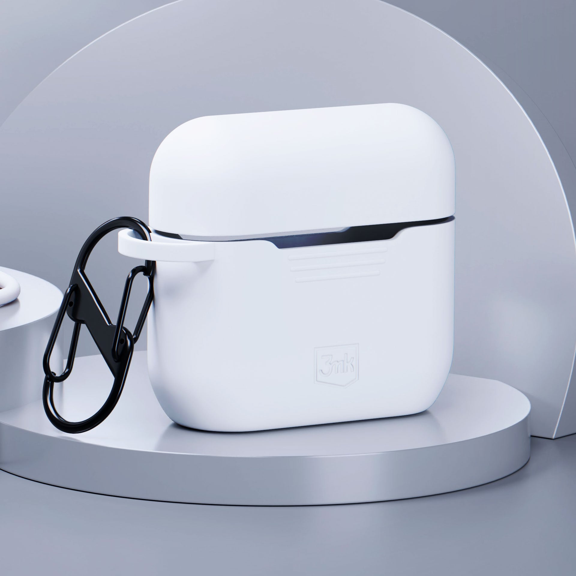 3mk AirPods-etui i silikone til AirPods Pro 3 - Hvid