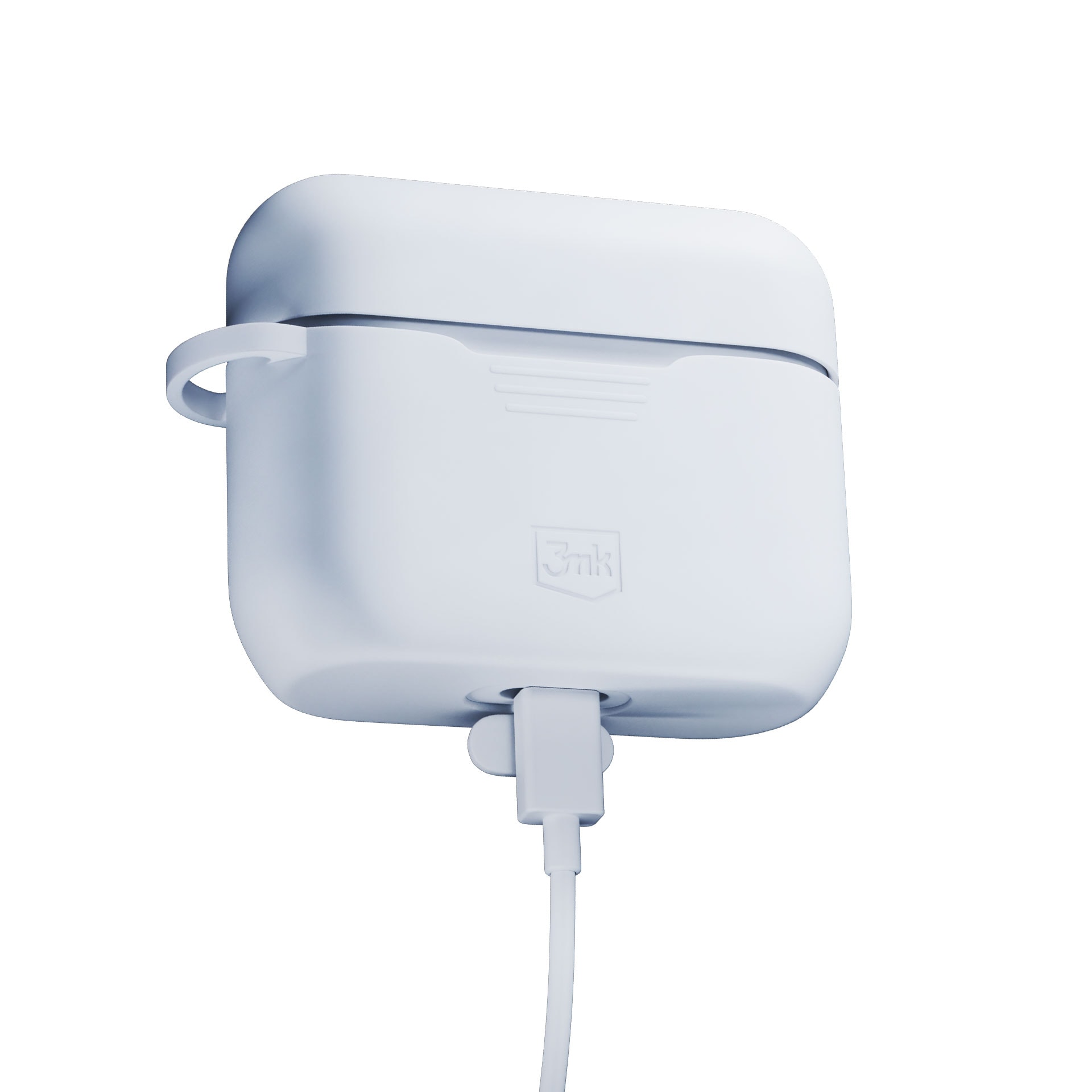 3mk AirPods-etui i silikone til AirPods Pro 3 - Hvid