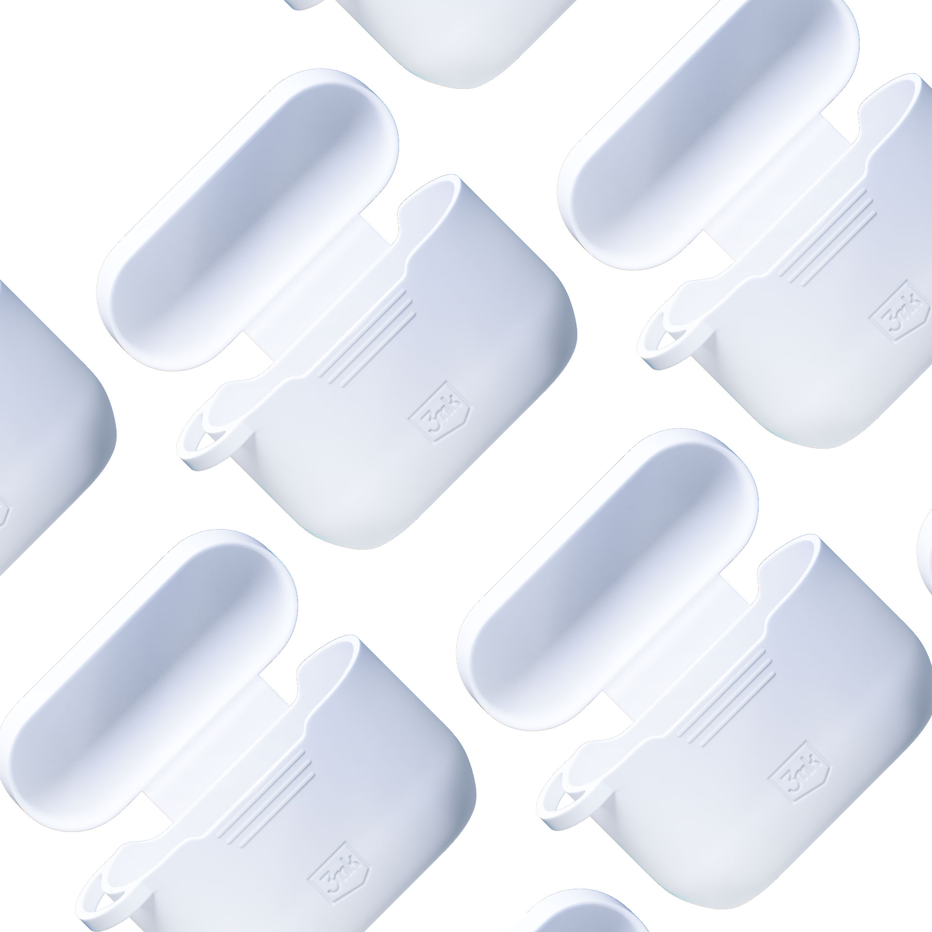 3mk AirPods-etui i silikone til AirPods Pro 3 - Hvid