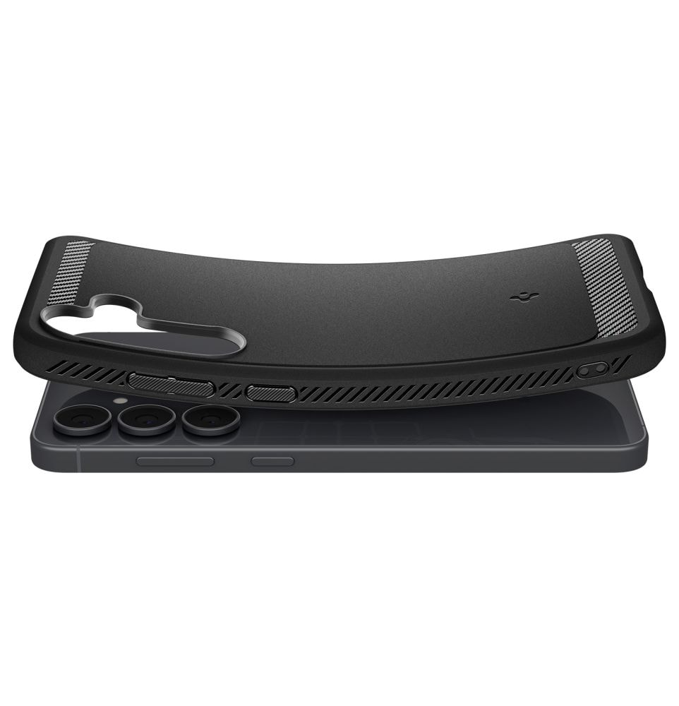 Spigen Robust panseretui til Samsung Galaxy S25 FE - mat sort