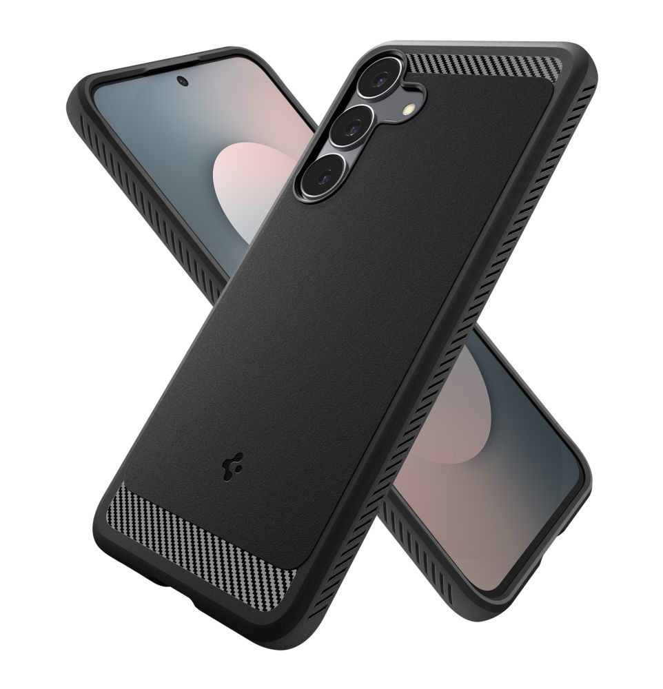 Spigen Robust panseretui til Samsung Galaxy S25 FE - mat sort