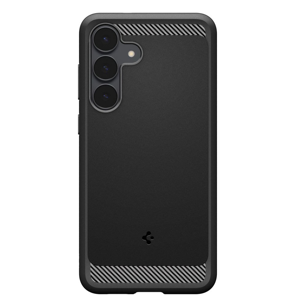 Spigen Robust panseretui til Samsung Galaxy S25 FE - mat sort