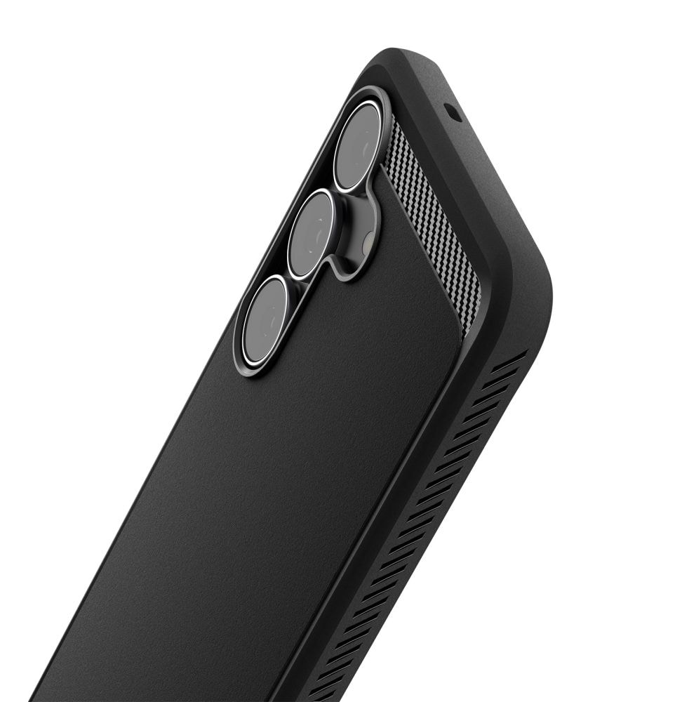 Spigen Robust panseretui til Samsung Galaxy S25 FE - mat sort