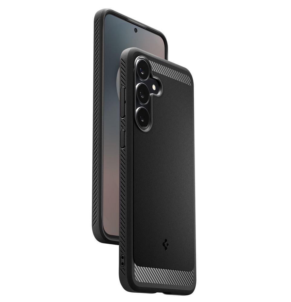 Spigen Robust panseretui til Samsung Galaxy S25 FE - mat sort
