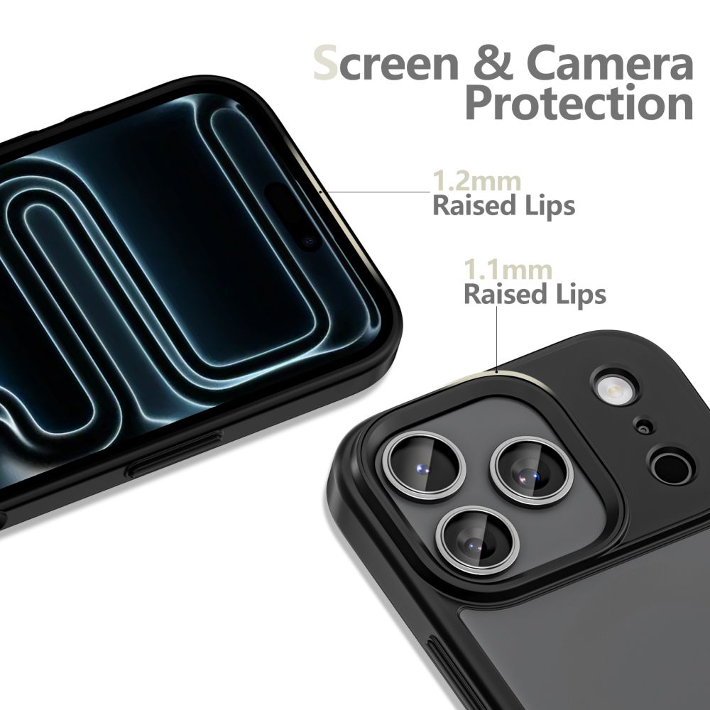 Tech-Protect MagMat-etui til iPhone 17 Pro Max - mat sort