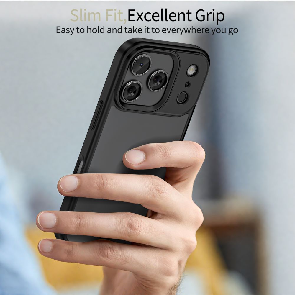 Tech-Protect MagMat-etui til iPhone 17 Pro Max - mat sort