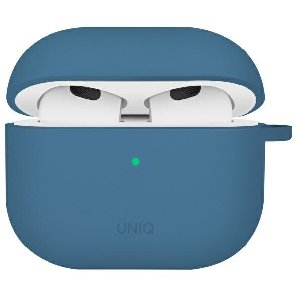 Uniq Nexo AirPods 4 + ørekroge Silikoneetui - blå