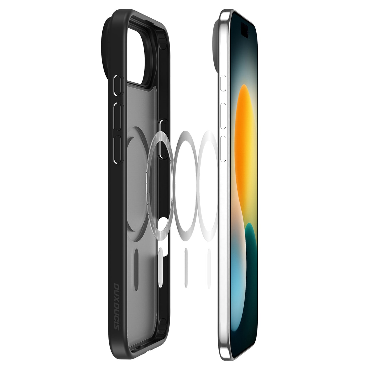 Dux Ducis Yind iPhone 17 Air Case Kompatibel med MagSafe - Sort