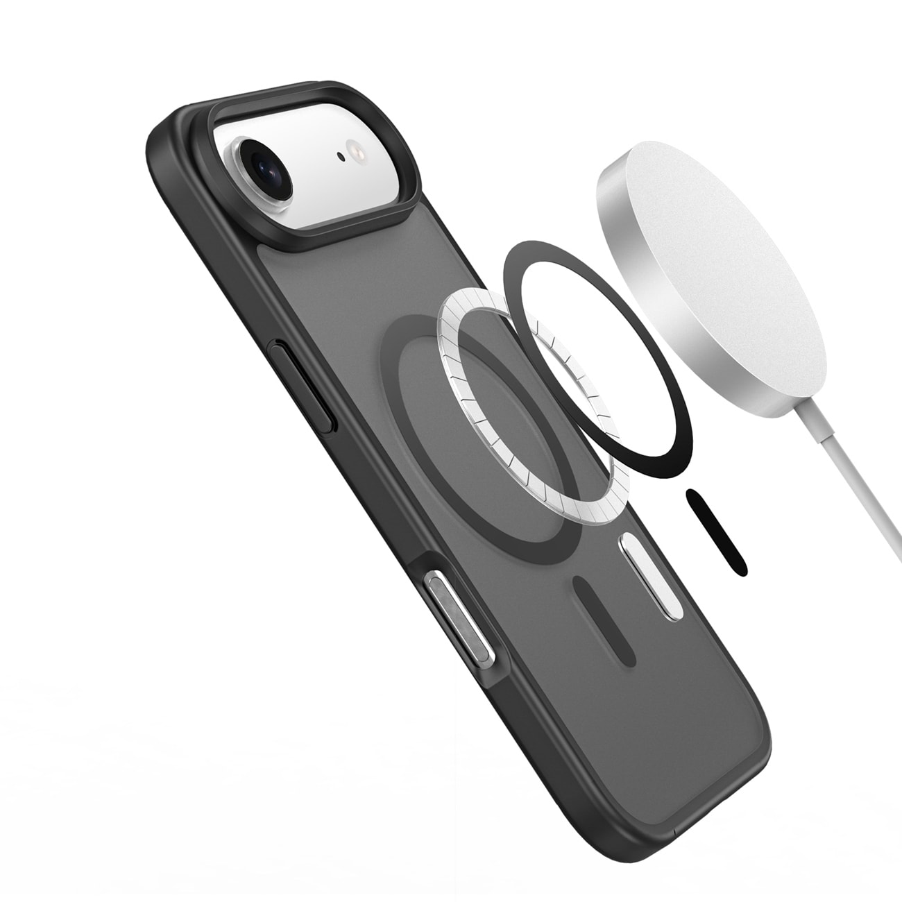Dux Ducis Yind iPhone 17 Air Case Kompatibel med MagSafe - Sort