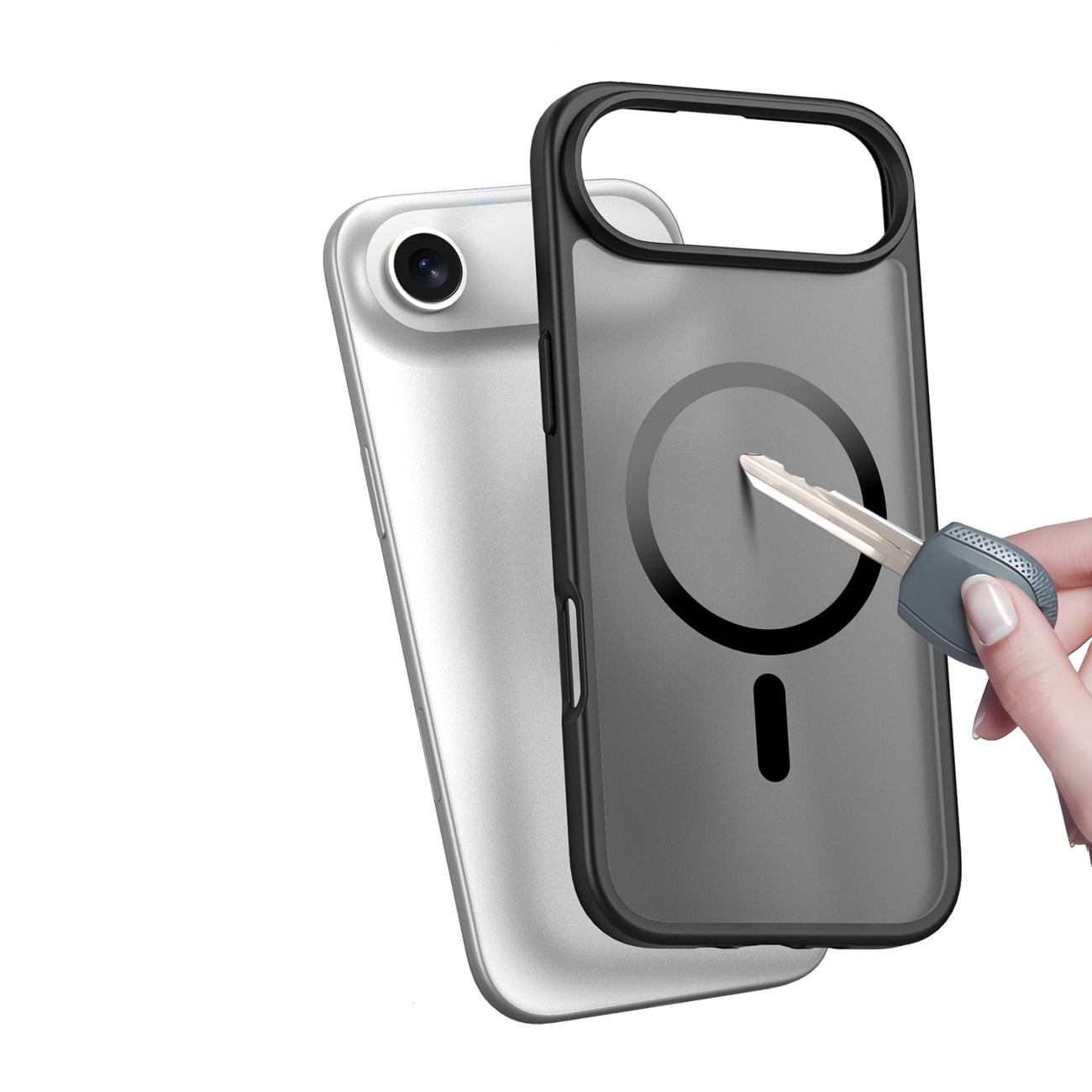 Dux Ducis Yind iPhone 17 Air Case Kompatibel med MagSafe - Sort
