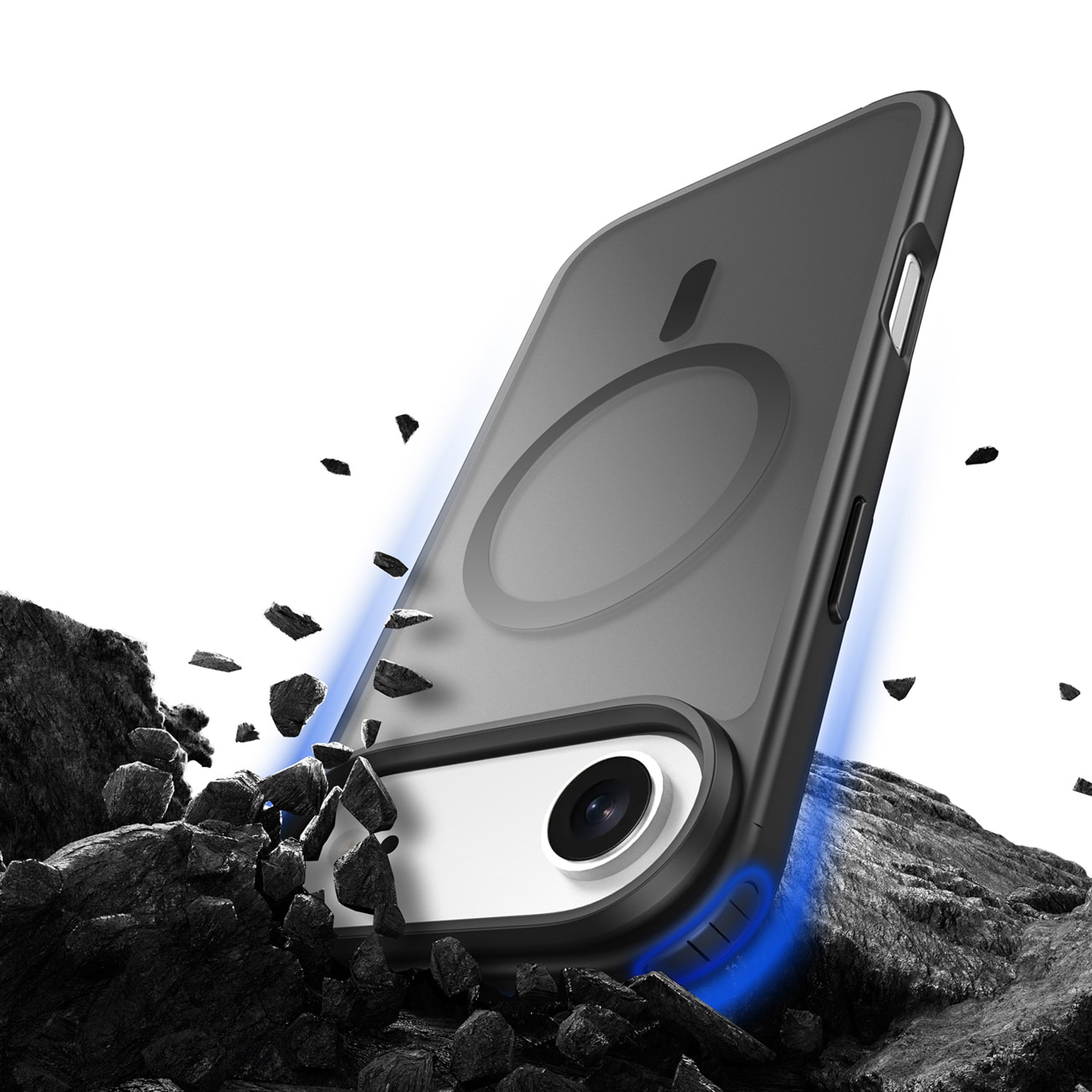 Dux Ducis Yind iPhone 17 Air Case Kompatibel med MagSafe - Sort