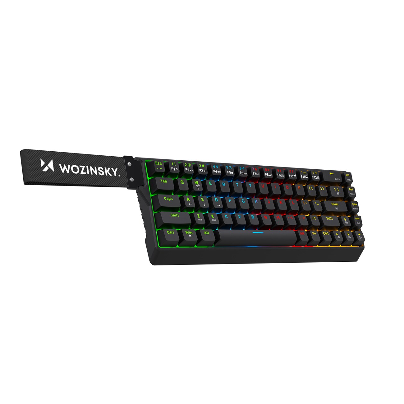 Wozinsky WKGP-1165 Mekanisk gamingtastatur med RGB-baggrundsbelysning - Sort