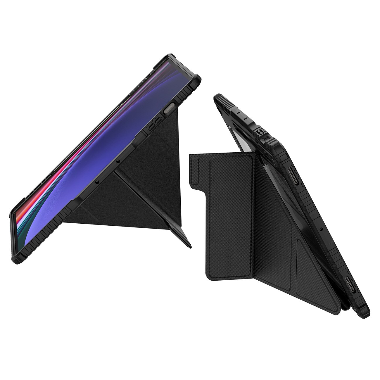 Nillkin Bumper Leather Case Pro-etui til Samsung Galaxy Tab S9+ - sort