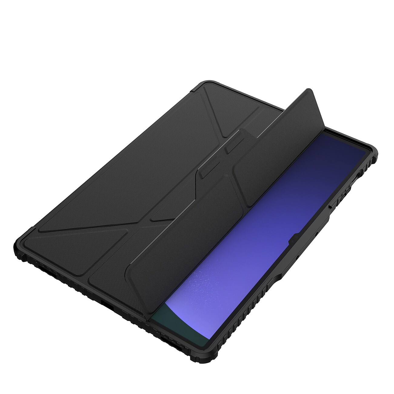 Nillkin Bumper Leather Case Pro-etui til Samsung Galaxy Tab S9+ - sort