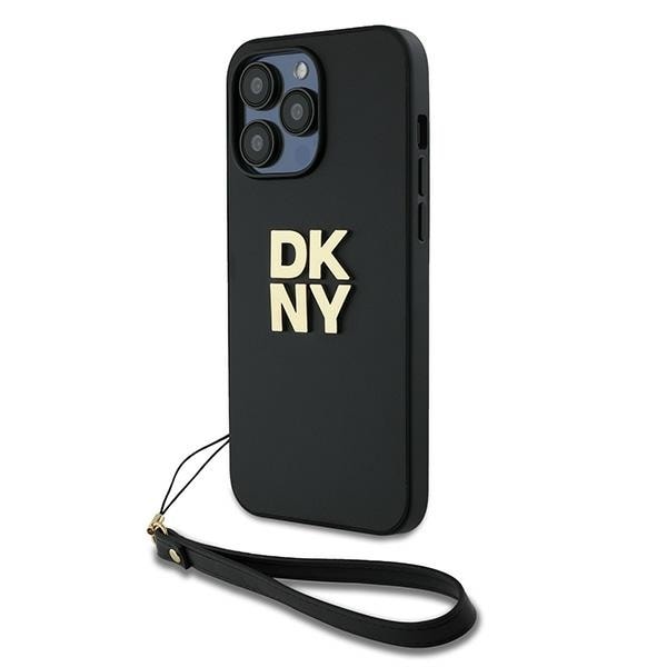 DKNY Håndledsrem Stock Logo etui til iPhone 14 Pro - sort