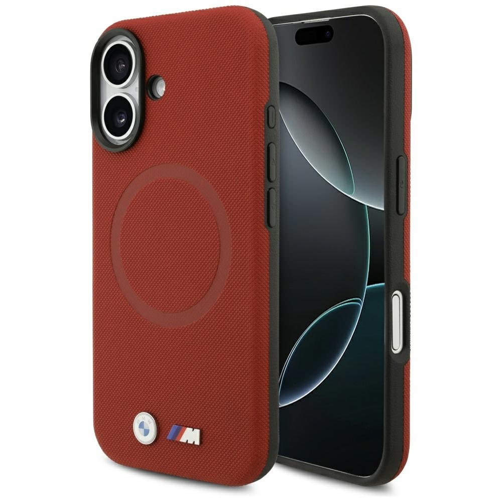 BMW M FW MagSafe-etui med metallogo til iPhone 17 - Rød