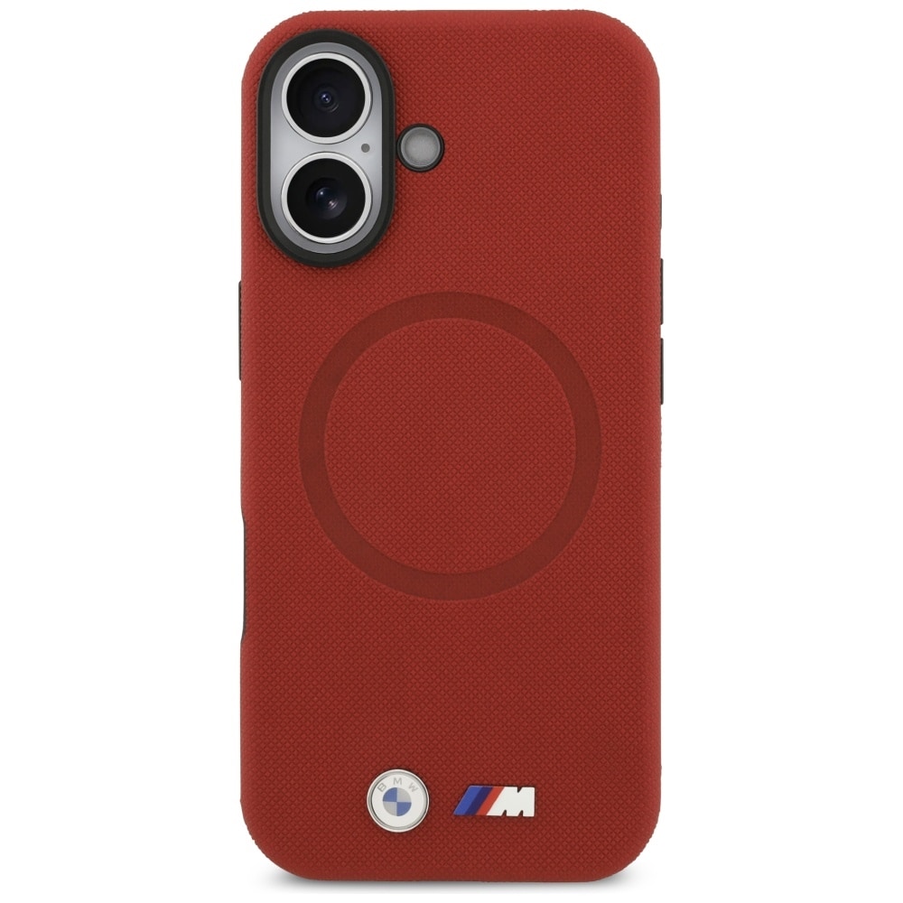 BMW M FW MagSafe-etui med metallogo til iPhone 17 - Rød