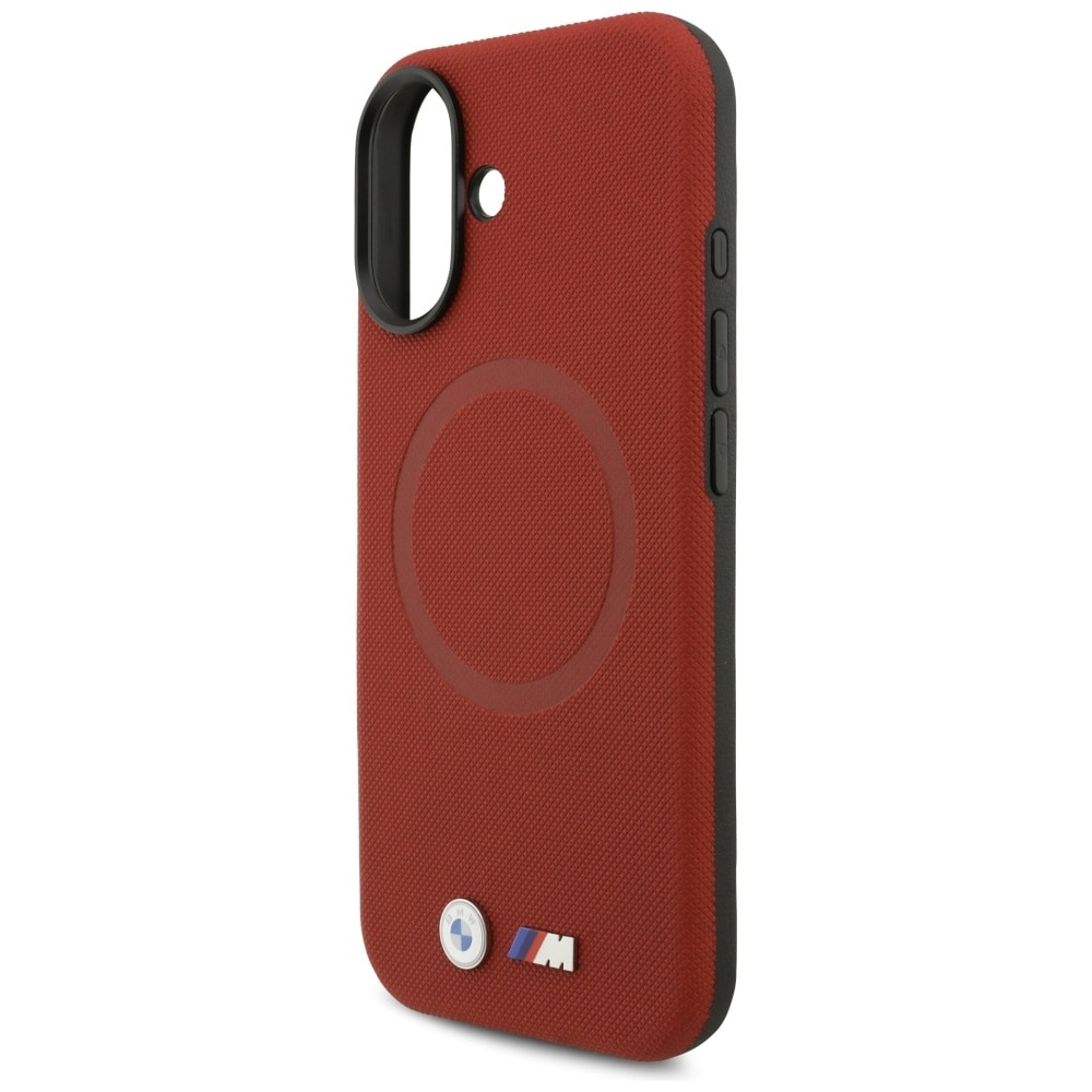 BMW M FW MagSafe-etui med metallogo til iPhone 17 - Rød