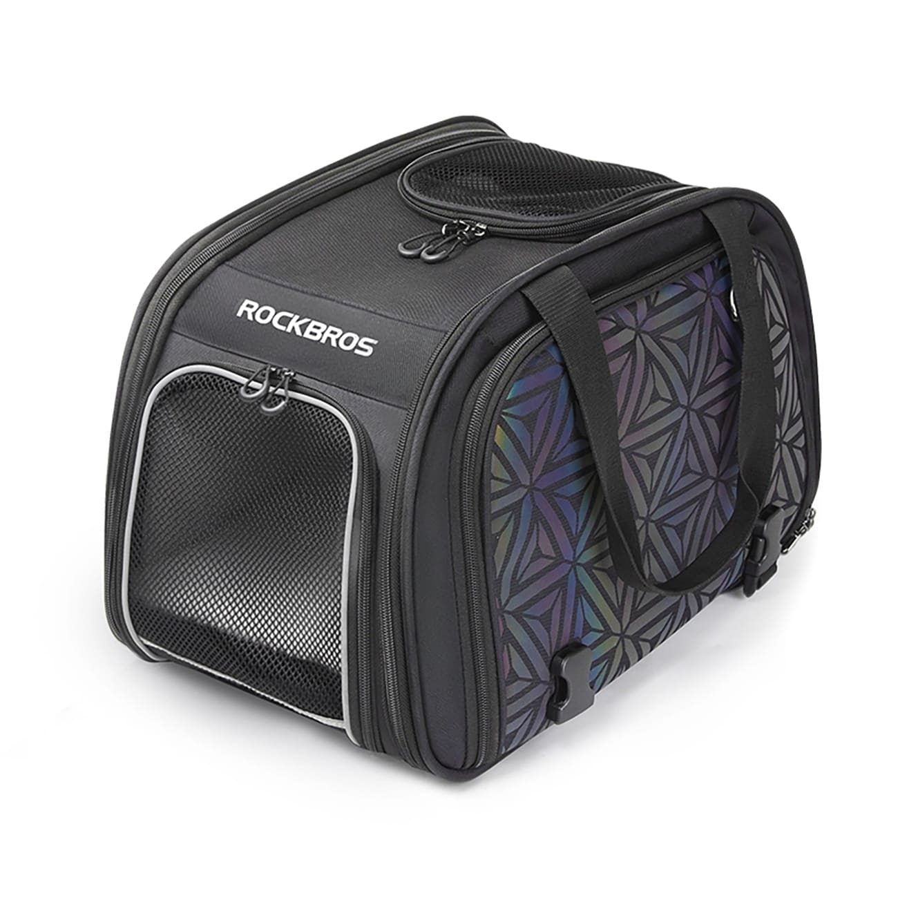 Rockbros 30140028001 transportcykeltaske til katte og hunde - sort