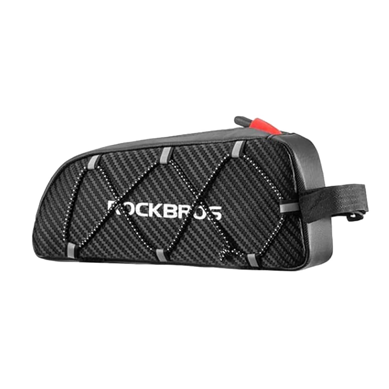 Rockbros 039BK 1L flettet cykeltaske til stel - sort
