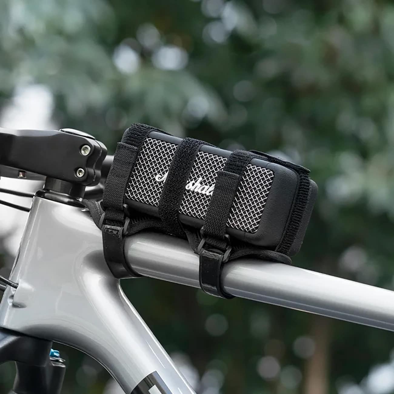 Rockbros 50210064001 Velcro-cykelrem til Bluetooth-højttaler eller vandflaske - sort