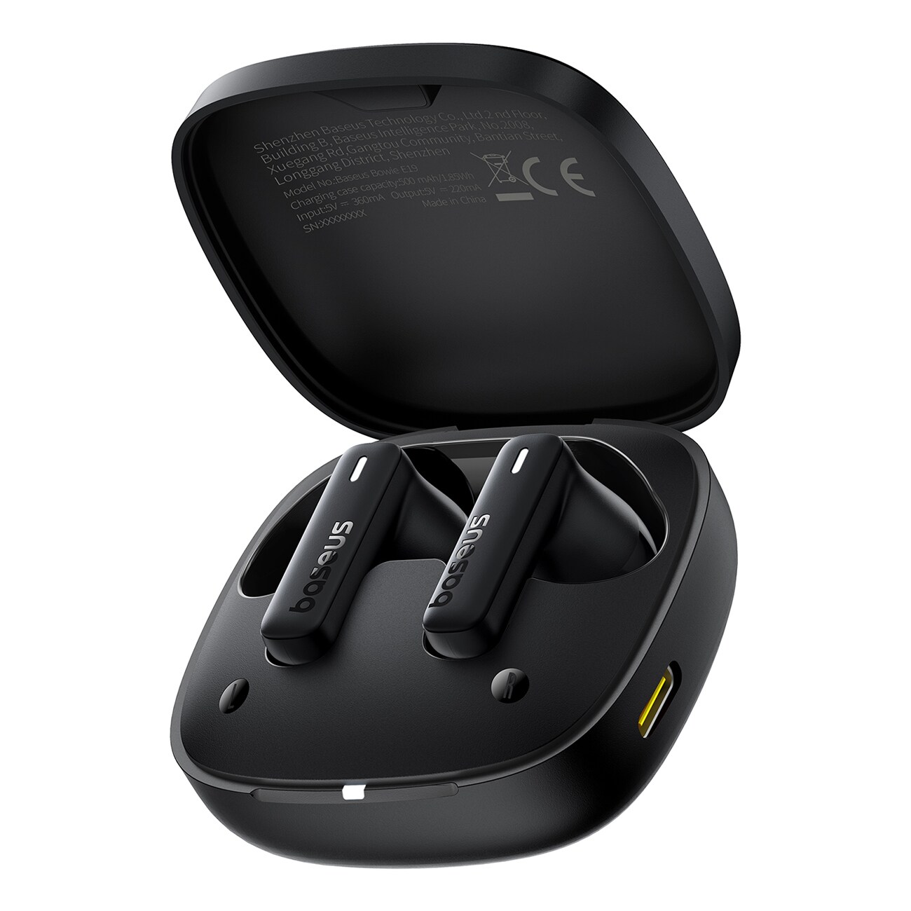 Baseus Bowie E19 TWS In-Ear trådløse hovedtelefoner - sort